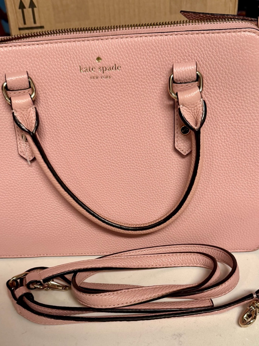 kate spade Pink Leather Handbag Satchel Purse